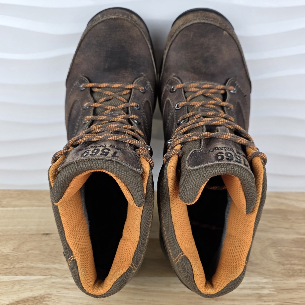New Balance 1569 Hiking Boots Mens Size 12 Brown Leather Gore Tex Trail MW1569BO - Picture 10 of 13